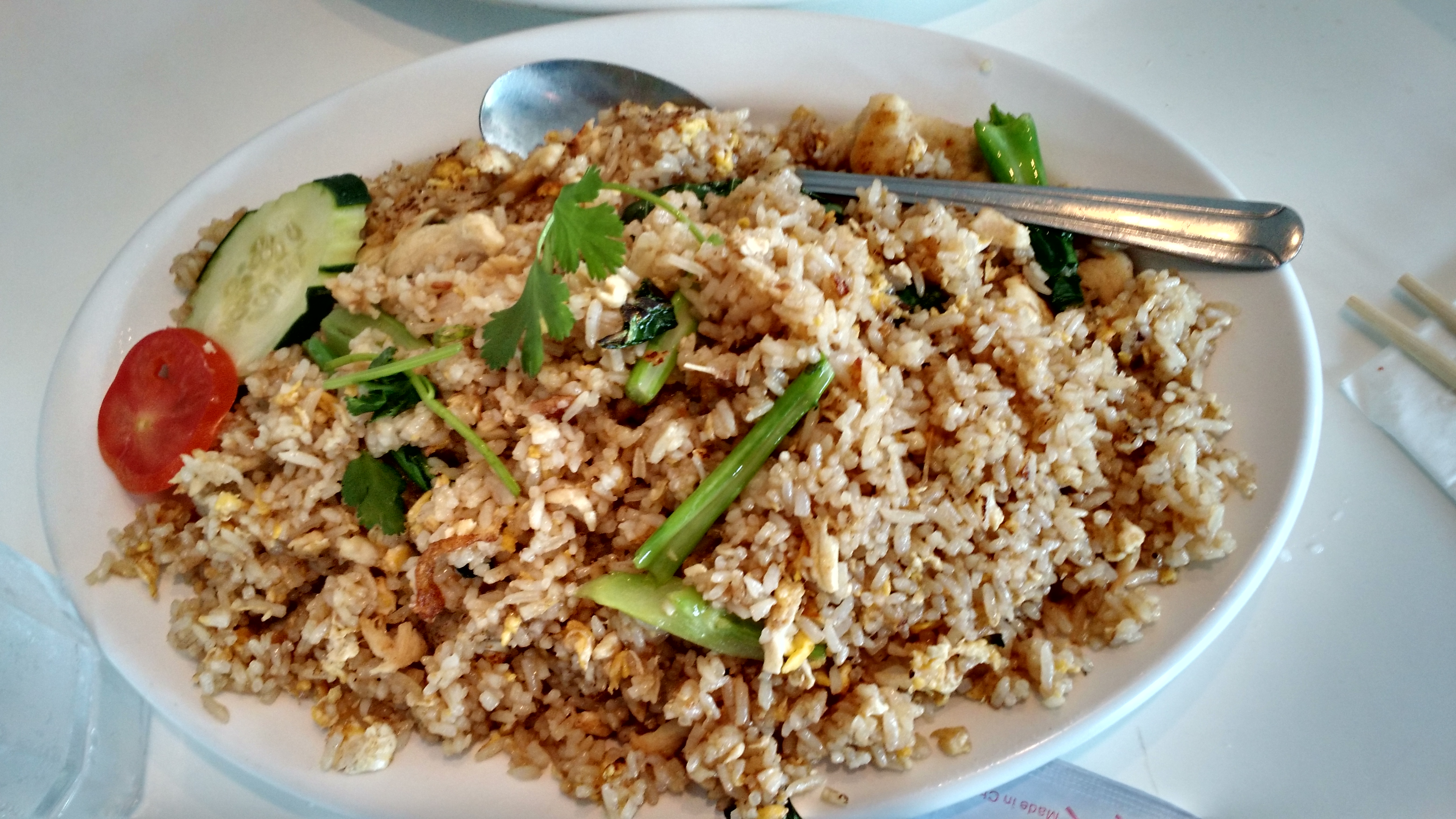 Fried rice with salty fish and chicken - Thai Patio