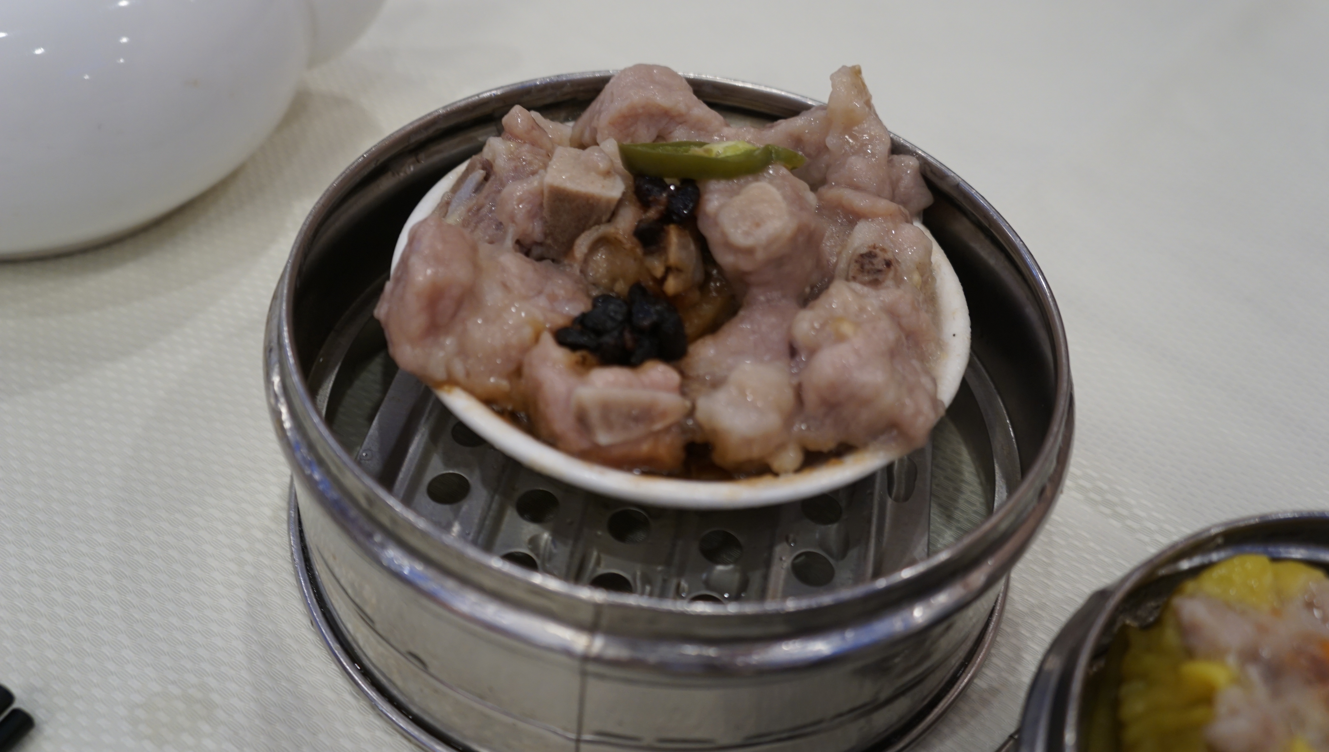 Steamed spare pork ribs with black bean sauce Dim Sum - Top Island Seafood